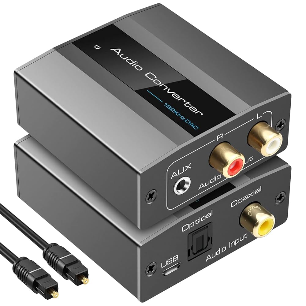 Amazon.co.jp: Yukidoke 192kz DAC 光デジタル アナログ 変換器